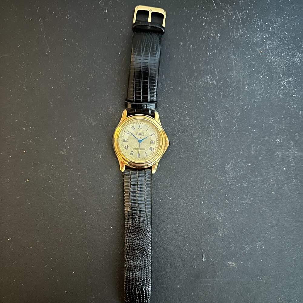 STAUER Metropolitan Gold Tone Men's Watch